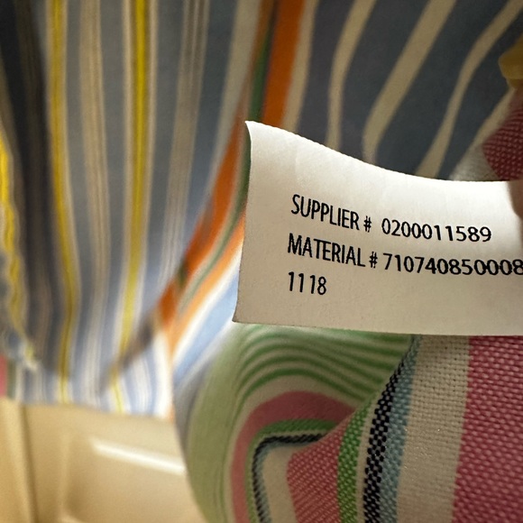 Ralph Lauren button down long sleeve shirt. Pastel / spring / easter colors! - Picture 7 of 7